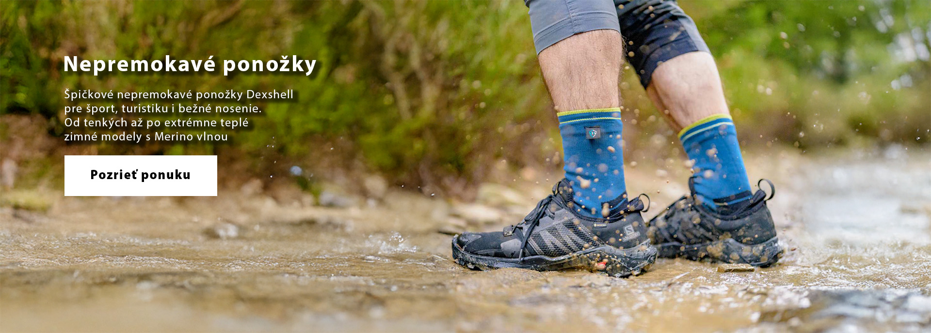 NEPREMOKAVÉ PONOŽKY DEXSHELL