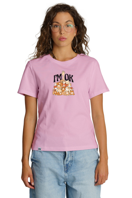 i am ok růžová