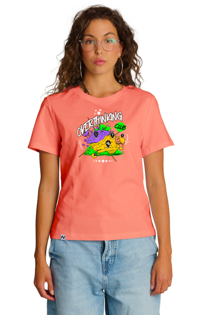 overthinking damske oranzova