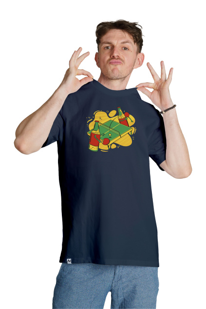 ping pong šedá