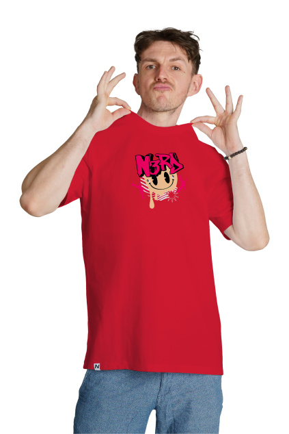 smajlík červená