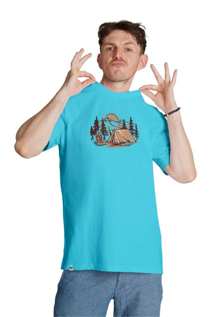 západ slunce modrá