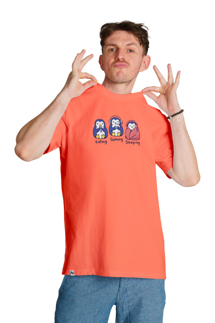 gamers penguin oranzova