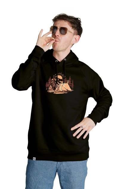 západ slunce černá