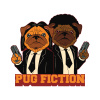 3429 pug fiction tshirt PR t shirt