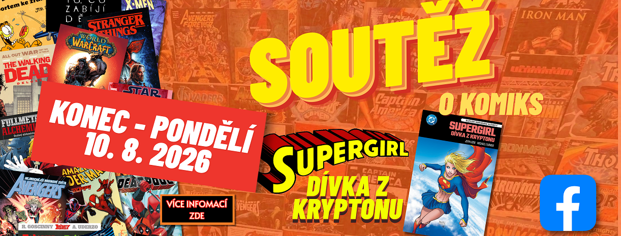 SOUTĚŽ o KOMIKS 'Supergirl' s NERDI.cz a comics shopem Komiksový Krám na Facebooku!