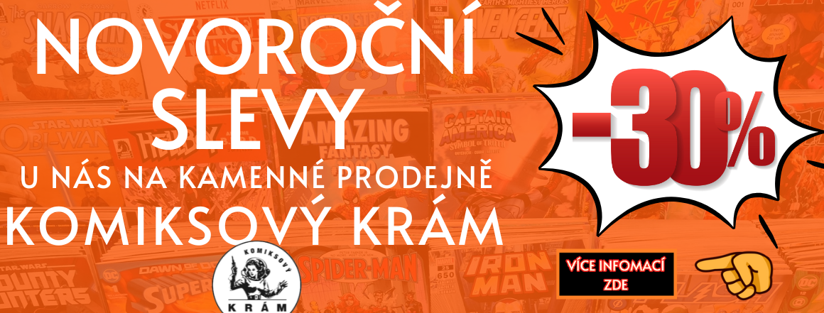 Novoroční AKCE - 30%! SLEVY na kalendáře a komiksy (CZ i US COMICS) v COMICS SHOP: Komiksový Krám Brno!