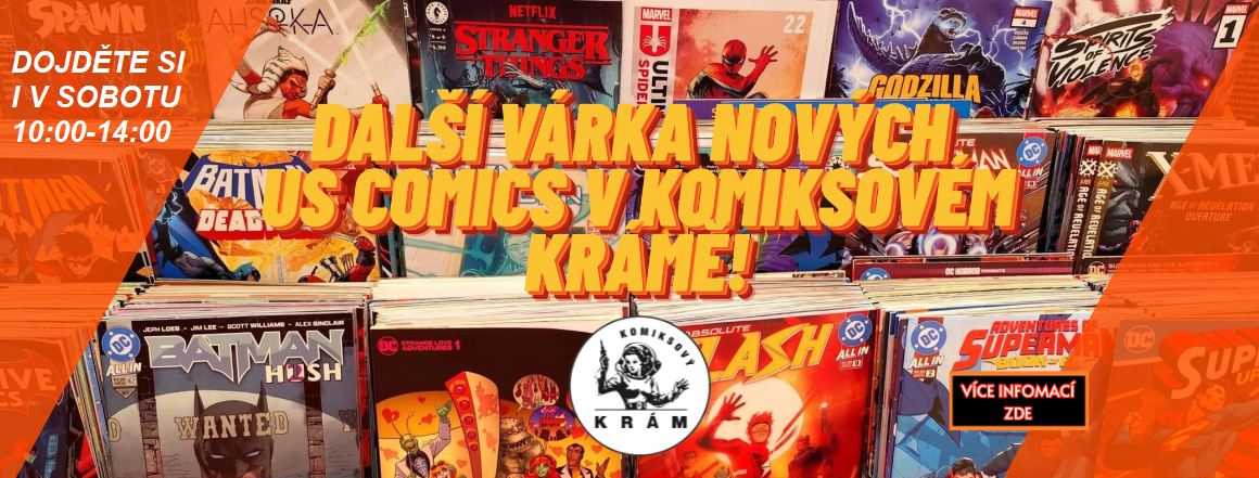 Nové original americké sešitovky - US COMICS (Back issue) - v Komiksovém krámě!