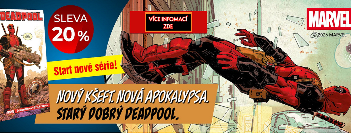 Nová řada DEADPOOL - u nás v COMICS SHOP: Komiksový Krám a na NERDI.cz s 20% SLEVOU