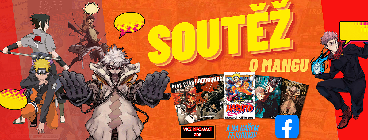 SOUTĚŽ o KOMIKSY 'Manga' s NERDI.cz a comics shopem Komiksový Krám na Facebooku!