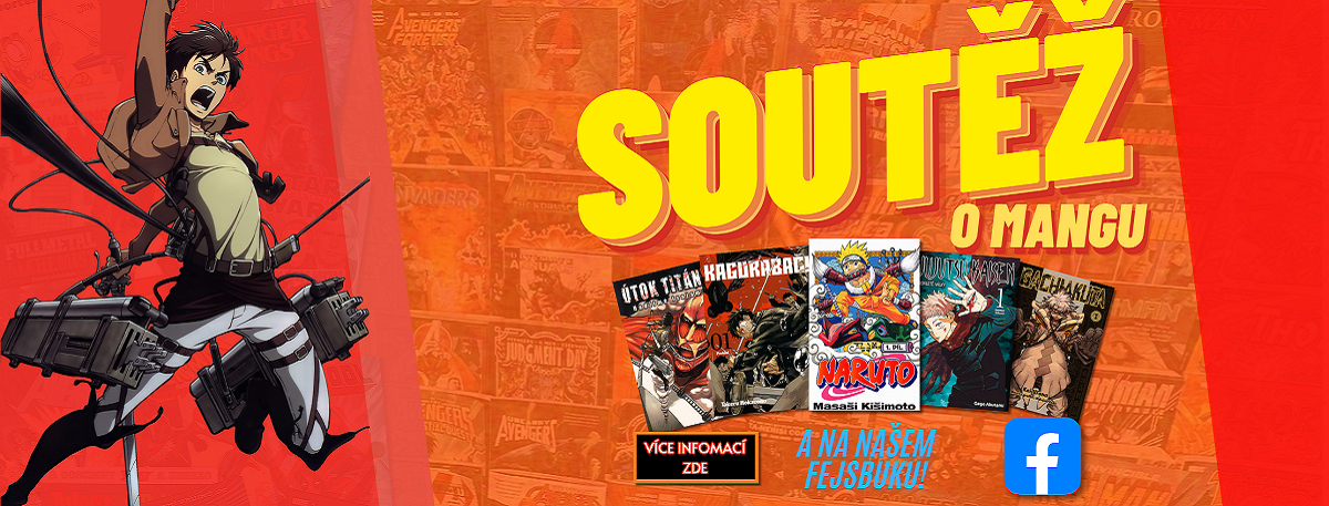 SOUTĚŽ o KOMIKSY 'Manga' s NERDI.cz a comics shopem Komiksový Krám na Facebooku!