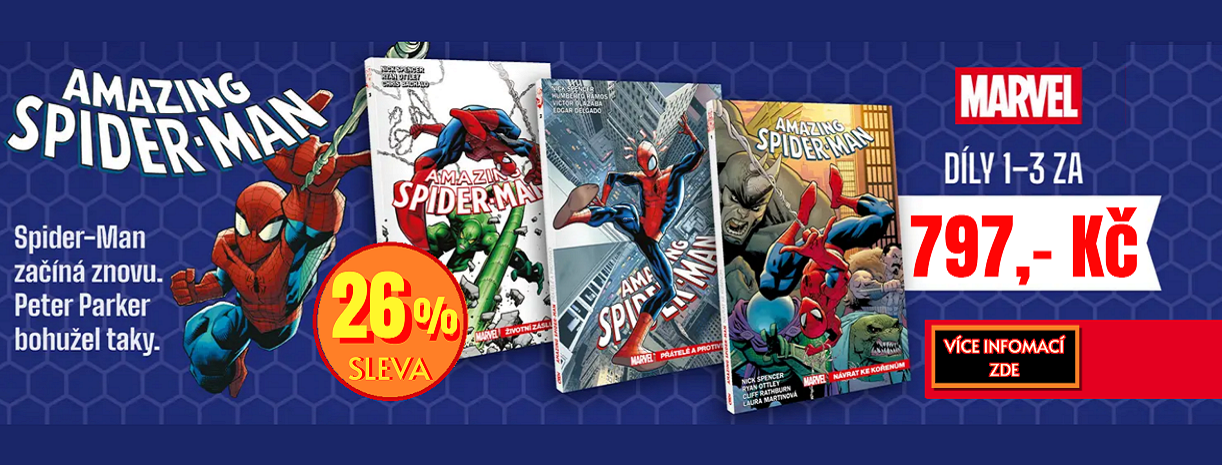 Zvýhodněný SPECIÁLNÍ BALÍČEK komiksů Amazing Spider-man #1-3 od MARVEL COMICS - u nás v COMICS SHOP: Komiksový Krám a na NERDI.cz