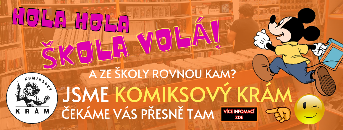 Poslední prázdninová SOBOTA v Komiksovém Krámě - COMICS SHOP 10:00 - 15:00 hod