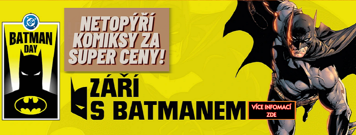 Září s BATMANEM - U NÁS v COMICS SHOP: Komiksový Krám a na NERDI.cz - Komiksy BATMAN se SLEVOU!