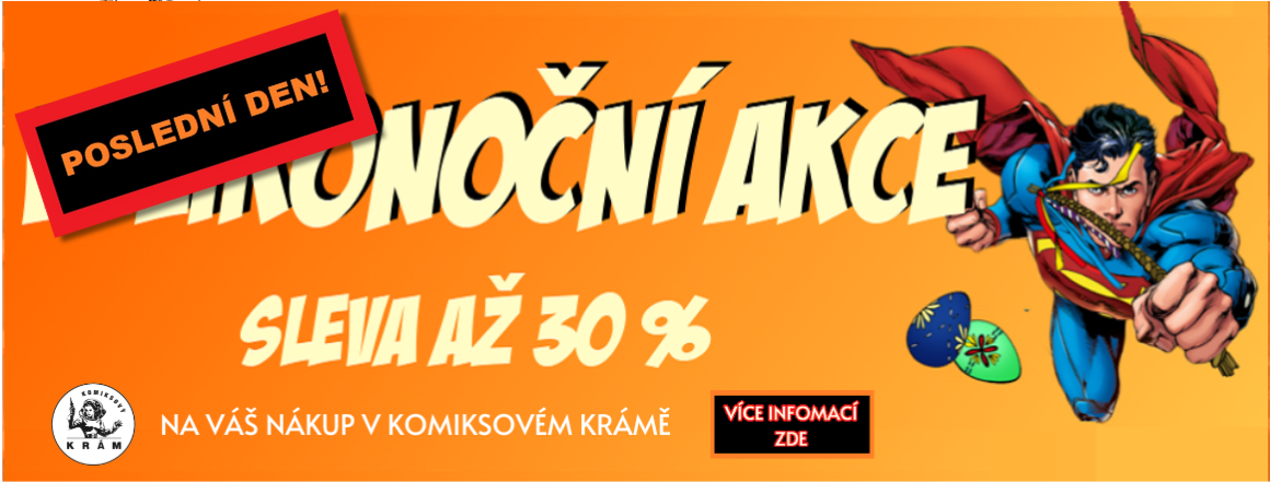 Velikonoční až 30% SLEVY na KOMIKSY a MANGU v prodejně COMICS SHOP: Komiksový Krám v OC Rozkvět na náměstí Svobody 16 a ulici Panská 6 v Brně! Veselé komiksové Velikonoce! ;)