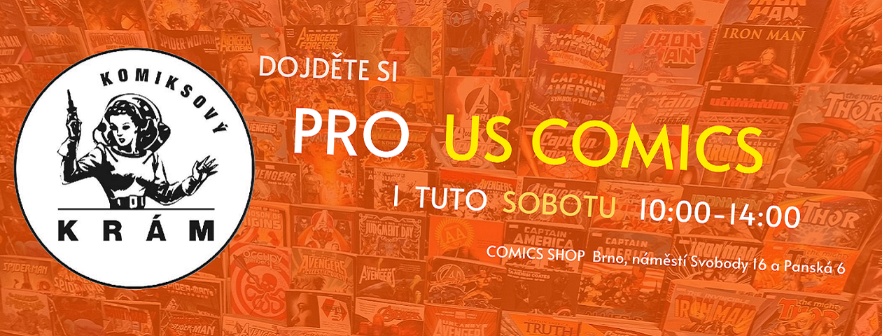 V Komiksovém krámě máme otevřeno i v sobotu 10-14 hodin.