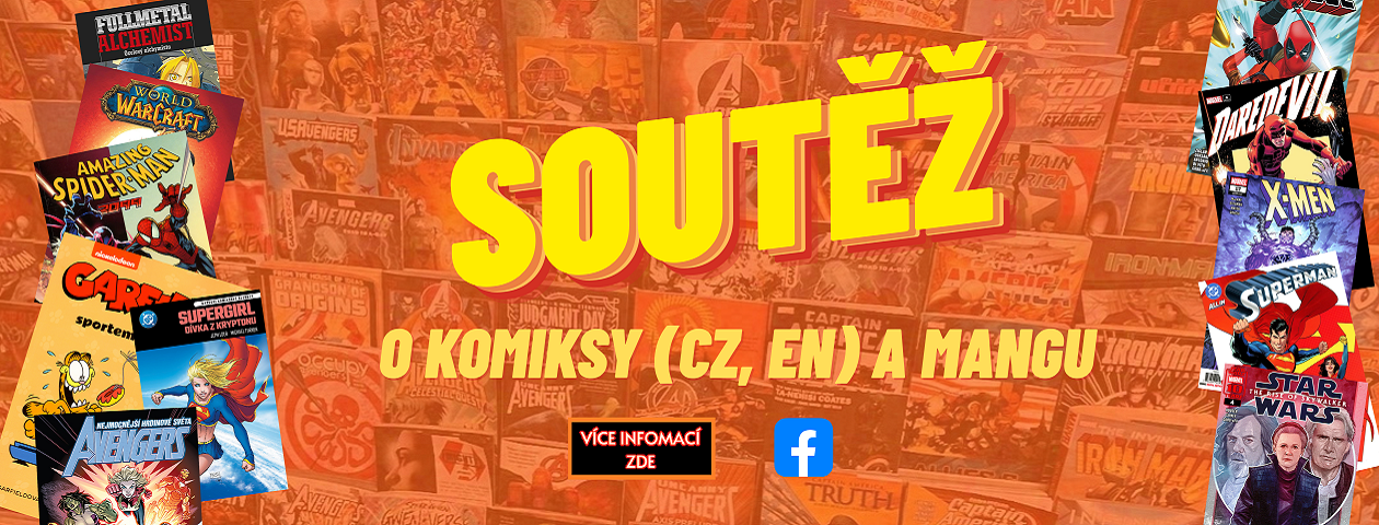 SOUTĚŽ o US COMICSy, KOMIKSY a MANGU v češtině s NERDI.cz a comics shopem Komiksový Krám na Facebooku!