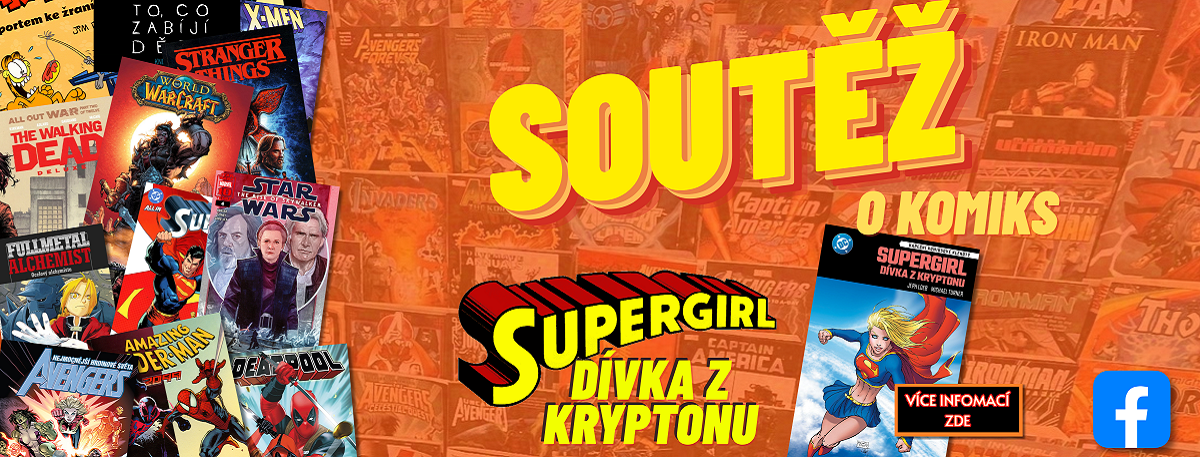 SOUTĚŽ o KOMIKS 'Supergirl' s NERDI.cz a comics shopem Komiksový Krám na Facebooku!