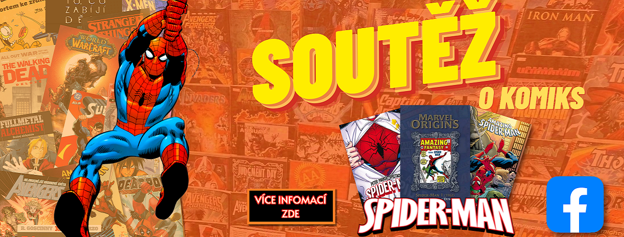 SOUTĚŽ o KOMIKS 'Spider-man' s NERDI.cz a comics shopem Komiksový Krám na Facebooku!