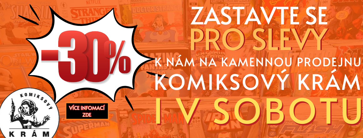 Novoroční AKCE - 30%! SLEVY na kalendáře a komiksy (CZ i US COMICS) v COMICS SHOP: Komiksový Krám Brno!