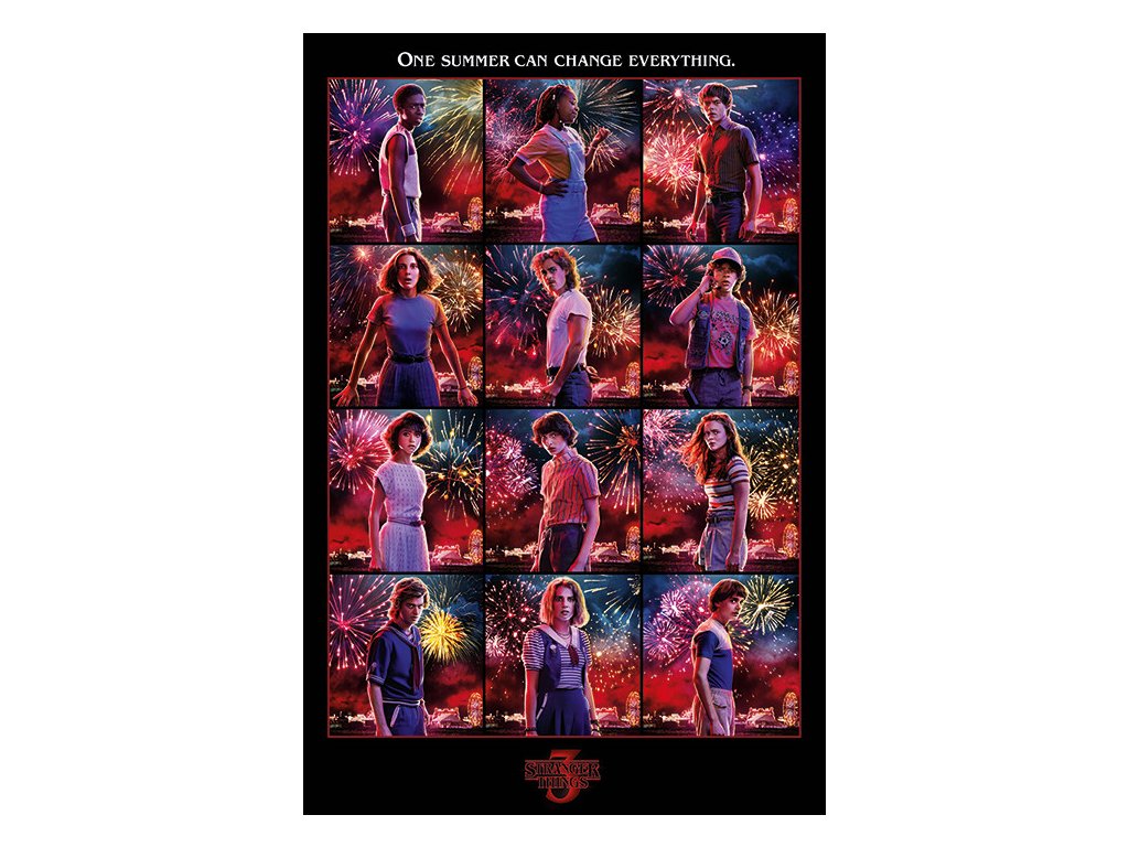 stranger things character montage i76393
