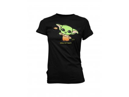 Tričko: Star Wars – Cute Yoda The Child Force Black