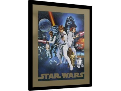 Zarámovaný plakát: Star Wars - A New Hope