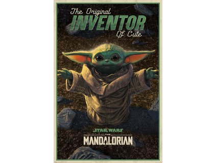 Plakát: Star Wars: The Mandalorian - The Original Inventor of Cute