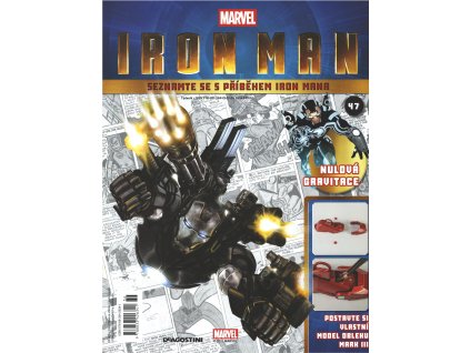 Figurka - stavebnice: IRON MAN #047 (časopis s přílohou)