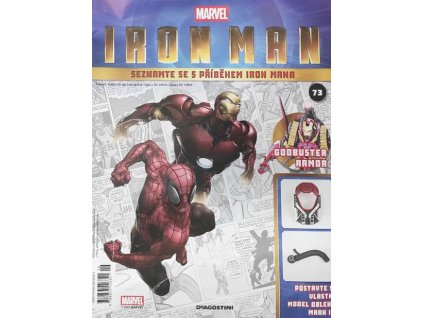 Figurka - stavebnice: IRON MAN #073 (časopis s přílohou)