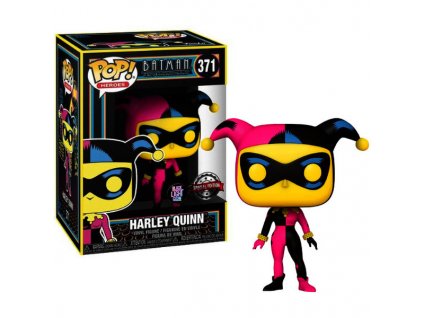 Figurka POP: Heroes DC - Harley Quinn Black Light (special edition)