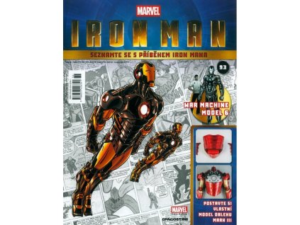Figurka - stavebnice: IRON MAN #093 (časopis s přílohou)