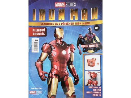 Figurka - stavebnice: IRON MAN #100 (časopis s přílohou)