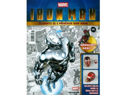 Figurka - stavebnice: IRON MAN #101 (časopis s přílohou)