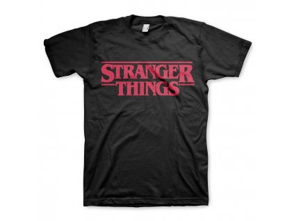 Tričko: Stranger Things - Logo (černá)