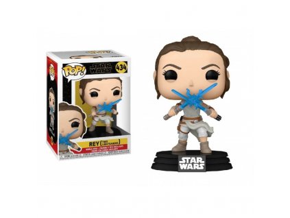 Figurka POP: Star Wars - Rey with Two Lightsabers