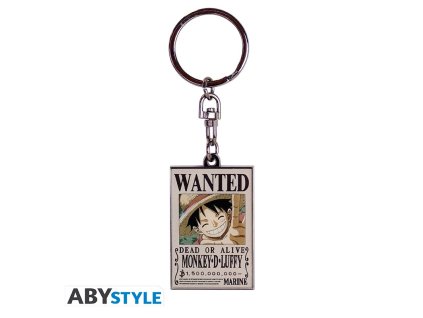 one piece keychain wanted luffy x4 (1)