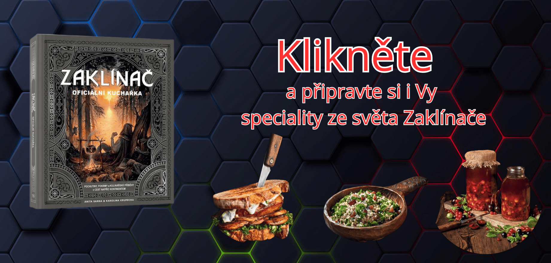 Zaklínač je zpět se zbrusu novou českou kuchařkou