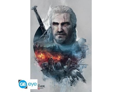 plakat zaklinac geralt
