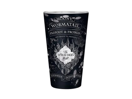 pobertuv planek harry potter cerna sklenice