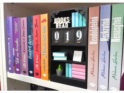Book Nook - The Bookshelf s počítadlem knih