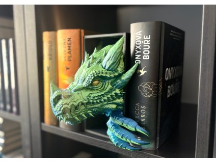 Book Nook - Guardian of the Tomes - Green/Blue PREMIUM