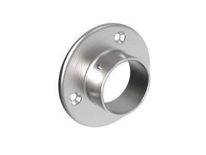 Nástěnná příruba pro trubku pr. 42,4mm nerezová ocel, AISI 304 - brus
