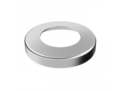 Krycí rozeta Ø76 mm pro tyč Ø42,4 mm, leštěná