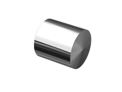 Vnější záslepka pro trubku Ø12 mm, leštěná