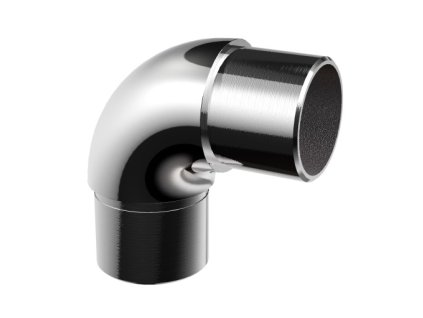 Spoj 90° pro vložení madla Ø42,4 x 2,0 mm, leštěný