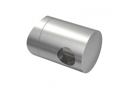 Spojnicový úchyt pro tyč Ø10,0 mm / pro sloupek Ø48,3 mm, nerezová ocel AISI 304, brus