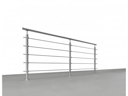 Nerezové zábradlí - set (délka:3000 x výška:1000mm)