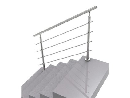 Nerezové zábradlí na schody - set (délka:1500 x výška:1000mm)