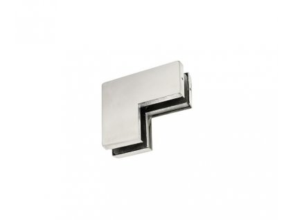 Rohový držák skla s dorazem pro skleněné dveře typ 54610